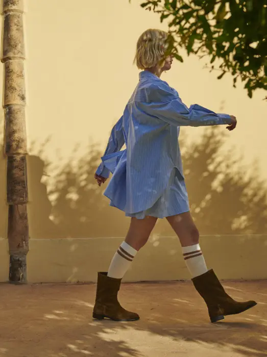 MP Woman Dicte knæstrømper med bomuld - flere farver