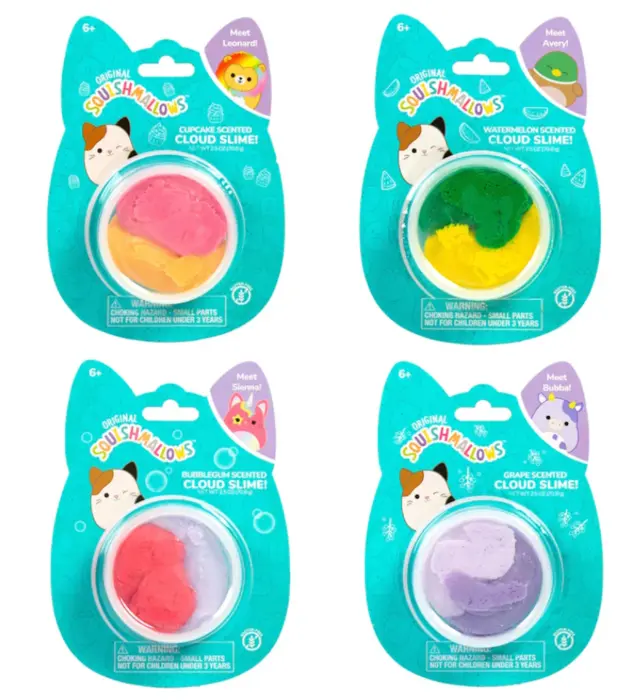 Squishmallows Cloud slim med duft - vælg variant