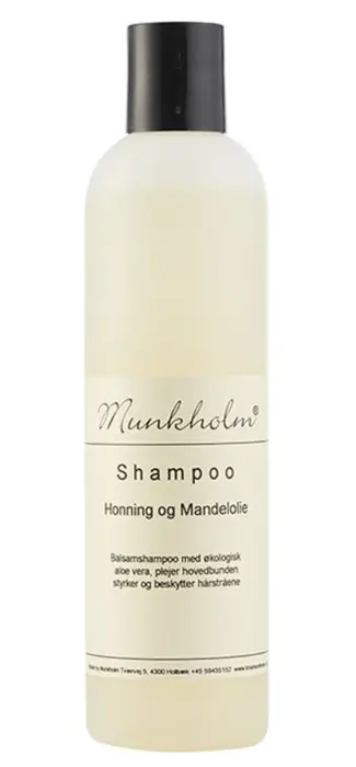 Munkholm shampoo med provitamin, honning mandelolie