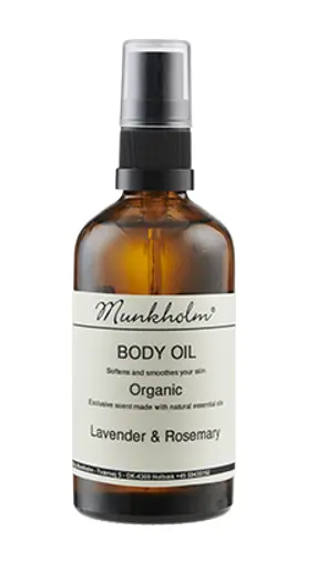 Munkholm Organic bodyolie 100 ml, lavendel og rosmarin