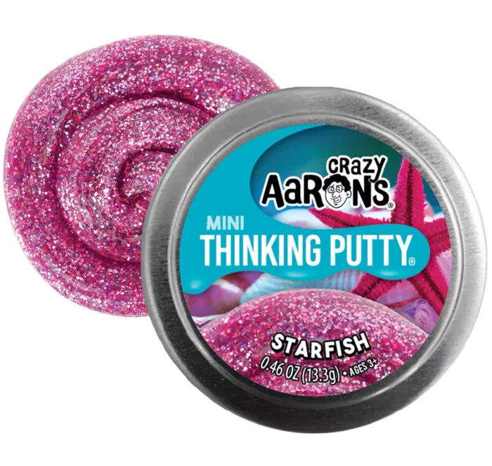Crazy Aarons Thinking Putty Mini, Starfish