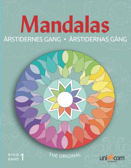 Mandalas årstidernes gang for børn og voksne, bind 1
