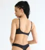 Sloggi Free Evolve PU Lace - sømløs bh med blonde - sort