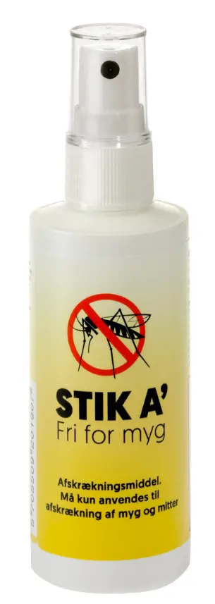 Alle Samlet fravær STIK A' Fri for myg - myggespray