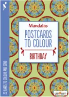 Mandala postkortbog, fødseldag