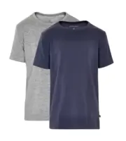 Minymo t-shirts 2 -pak, navy og grå