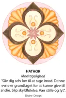 Divine Design mandala kort, Hathor - modtagelighed