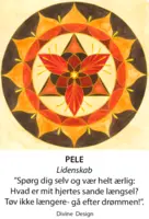 Divine Design mandala kort, Pele - lidenskab