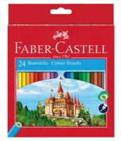Faber-Castell farveblyanter 6-kantet, 24 stk