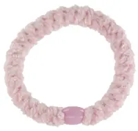 Kknekki elastik fra Bon Dep #06, lyserød velour