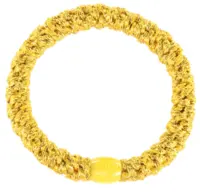 Kknekki elastik fra Bon Dep #03, gul solskin glitter