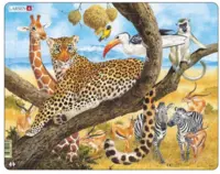 Larsen puslespil Afrikas dyr, 48 brikker