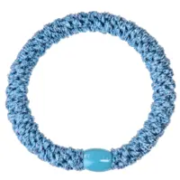 Kknekki elastik fra Bon Dep #09, ocean blå glitter