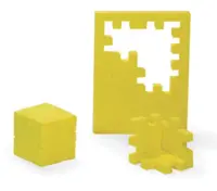 Happy Cube 2D og 3D puslespil, 6-99 år Original