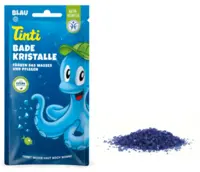 Tinti badekrystaller, blå (frugtfarve)