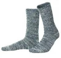 Living Crafts økologiske sokker i bomuld, Lovis forest/fjord