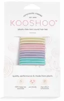 Kooshoo hårelastikker øko og plastikfri, mini runde Pastel Blooms 12 stk