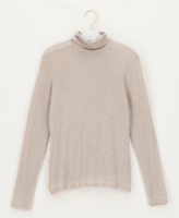 Oroblu Perfect Line turtleneck bluse med cashmere, beige