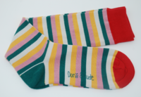 Doris & Dude knæstrømper i bambus/øko bomuld, striber str 36-40