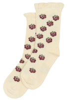 Minipop bambusstrømper frill, Blackberry