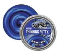 Crazy Aarons Thinking Putty Mini, Denim Flare