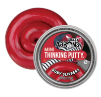 Crazy Aarons Thinking Putty Mini, Ruby Slippers