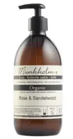 Munkholm Organic flydende sæbe 500 ml, Rose og Sandelwood
