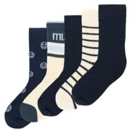 Minipop bambusstrømper 5-pak mix, Navy