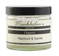 Munkholm organic saltscrub, patchouli og vanille