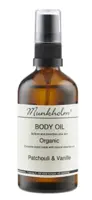 Munkholm organic bodyolie 100 ml, patchouli og vanille