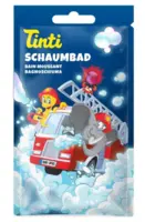 Tinti skumbad - blåt boblebad med blåbær