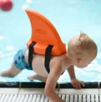 SwimFin - hajfinne svømmebælte, orange