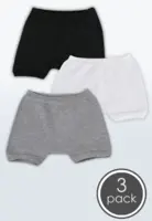 SmartKnitKids sømløse underbukser - pakke med 3 par